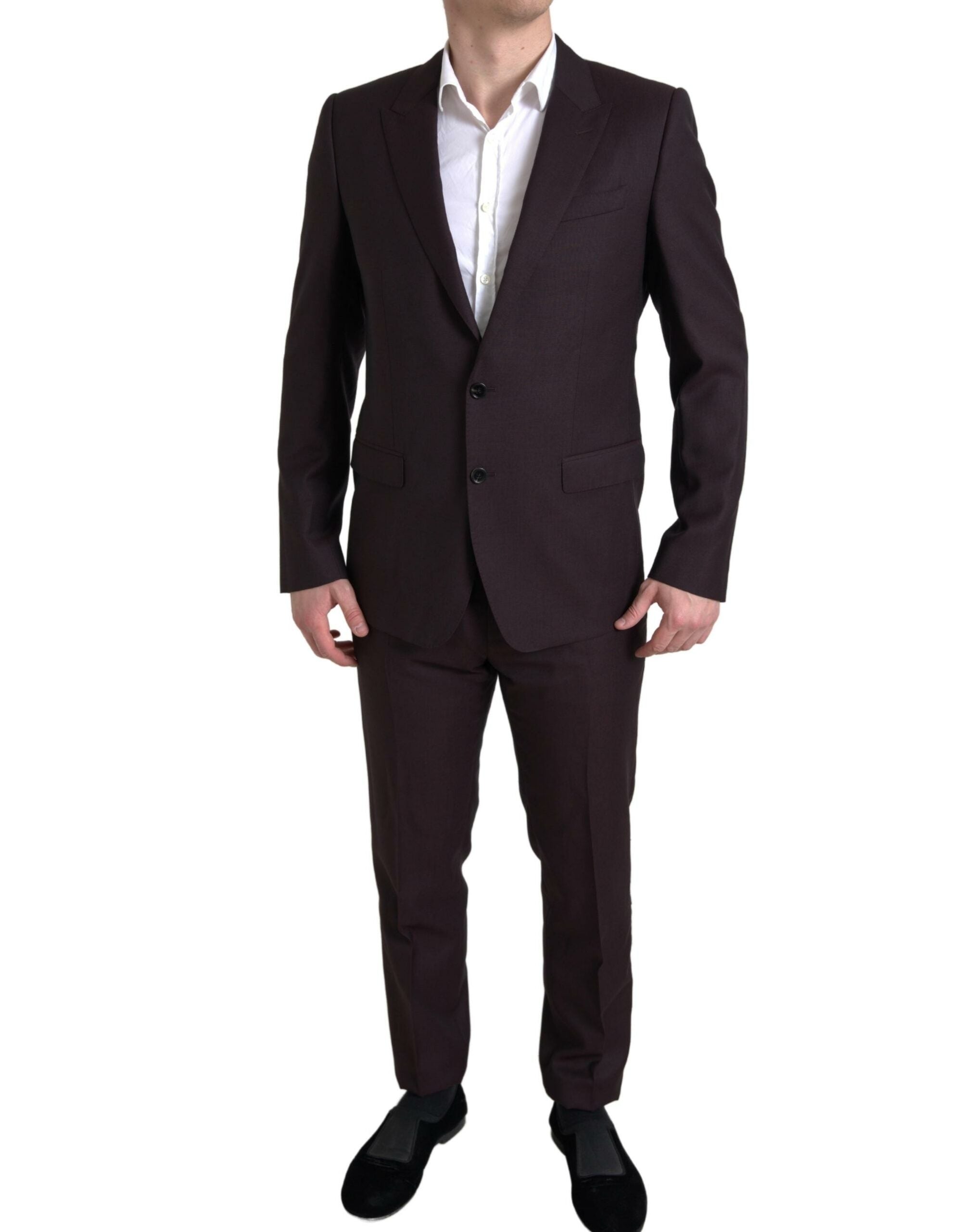Martini Pant Suit — Maroon