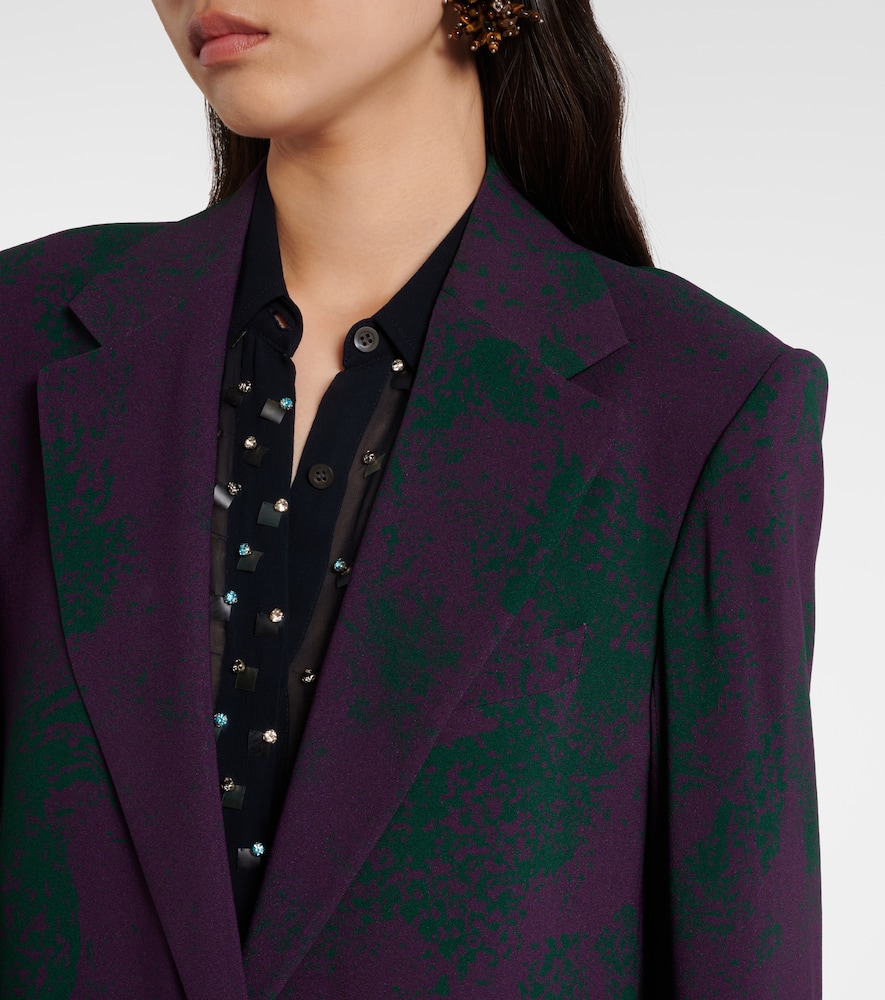 Printed blazer