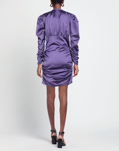 Marsēm Woman Mini dress Purple Size L Polyester, Elastane