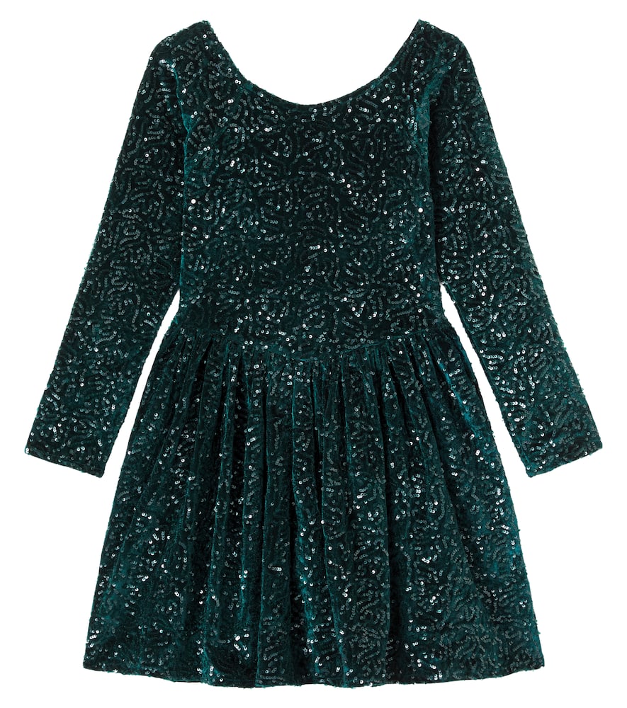 Konges Sløjd Viola sequined velvet dress