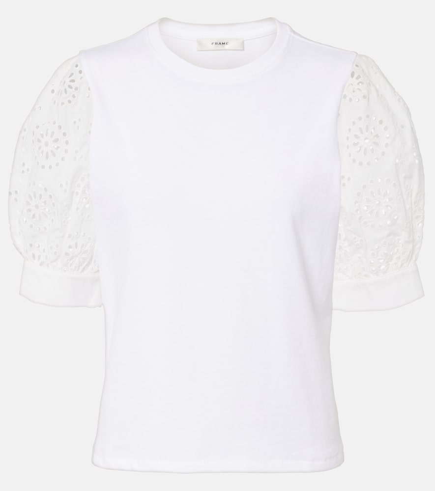 The Deco broderie anglaise cotton T-shirt