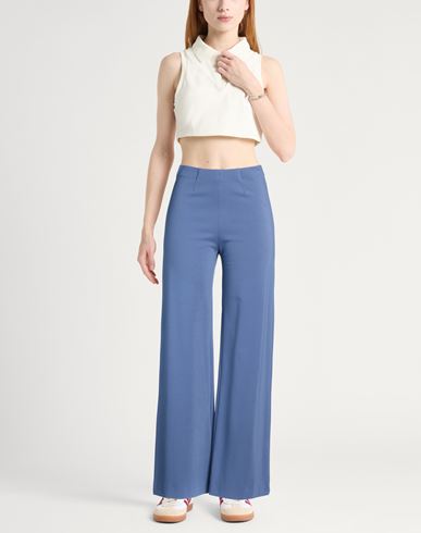 Woman Pants Slate blue Size 4 Viscose, Polyamide, Elastane