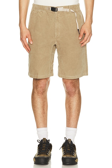 Gramicci Corduroy G-Short in Beige - Brown. M also in L, S, XL/1X