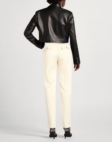 Woman Pants Ivory Size 6 Polyester, Polyamide, Elastane