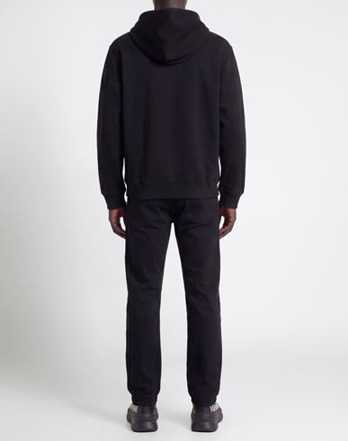 Man Sweatshirt Black Size L Cotton