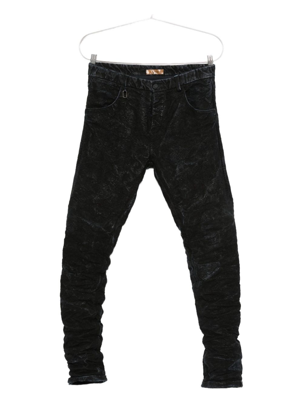 Acid-wash trousers - Black