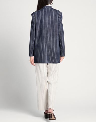 Woman Blazer Navy Size 10 Cotton