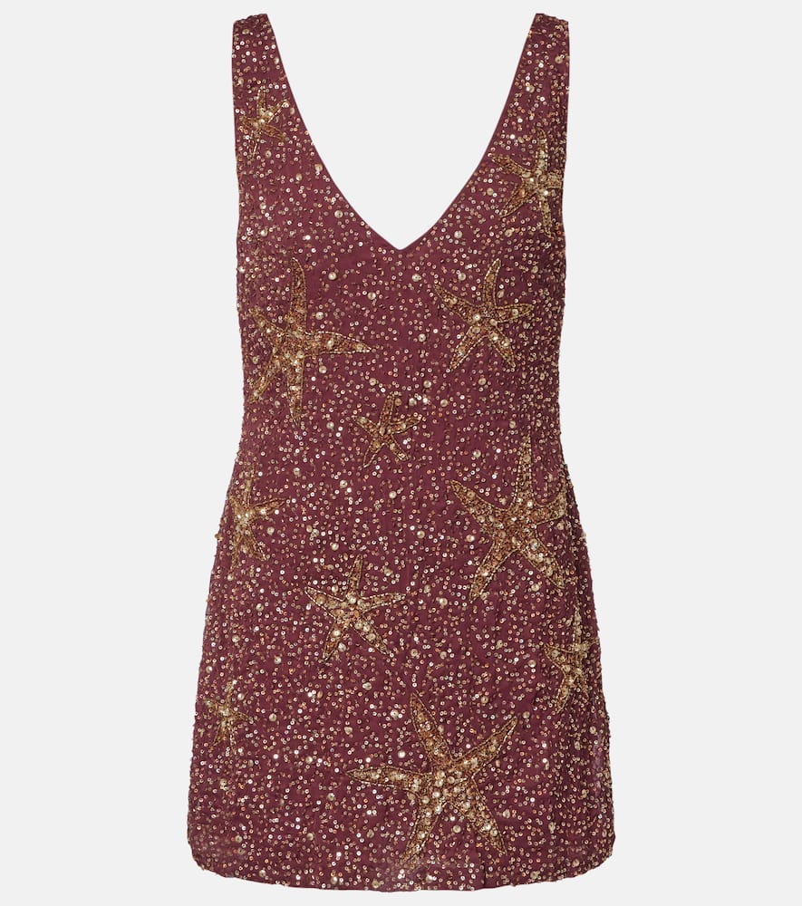 Christabel embellished minidress