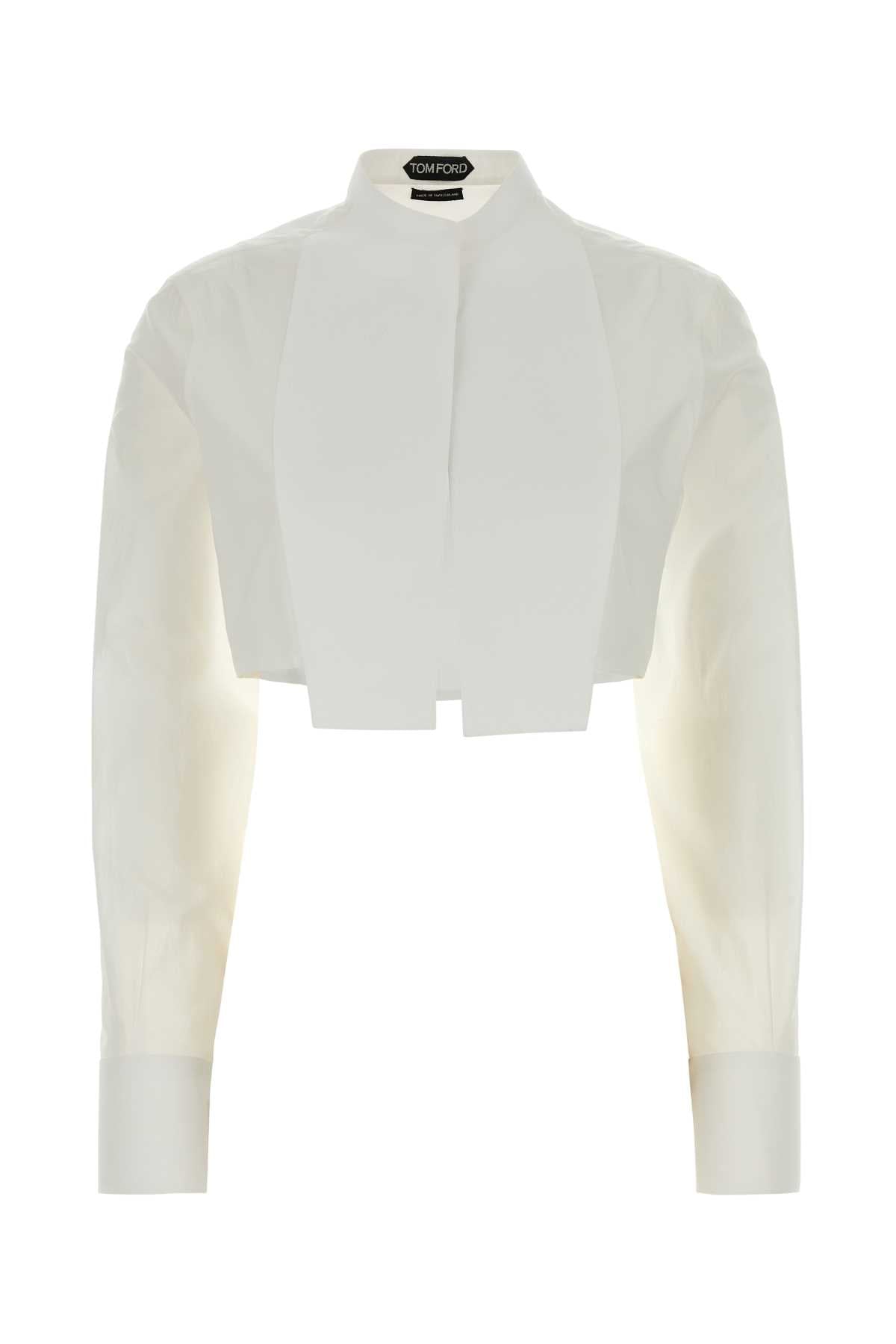 Cotton Poplin Shirt — White