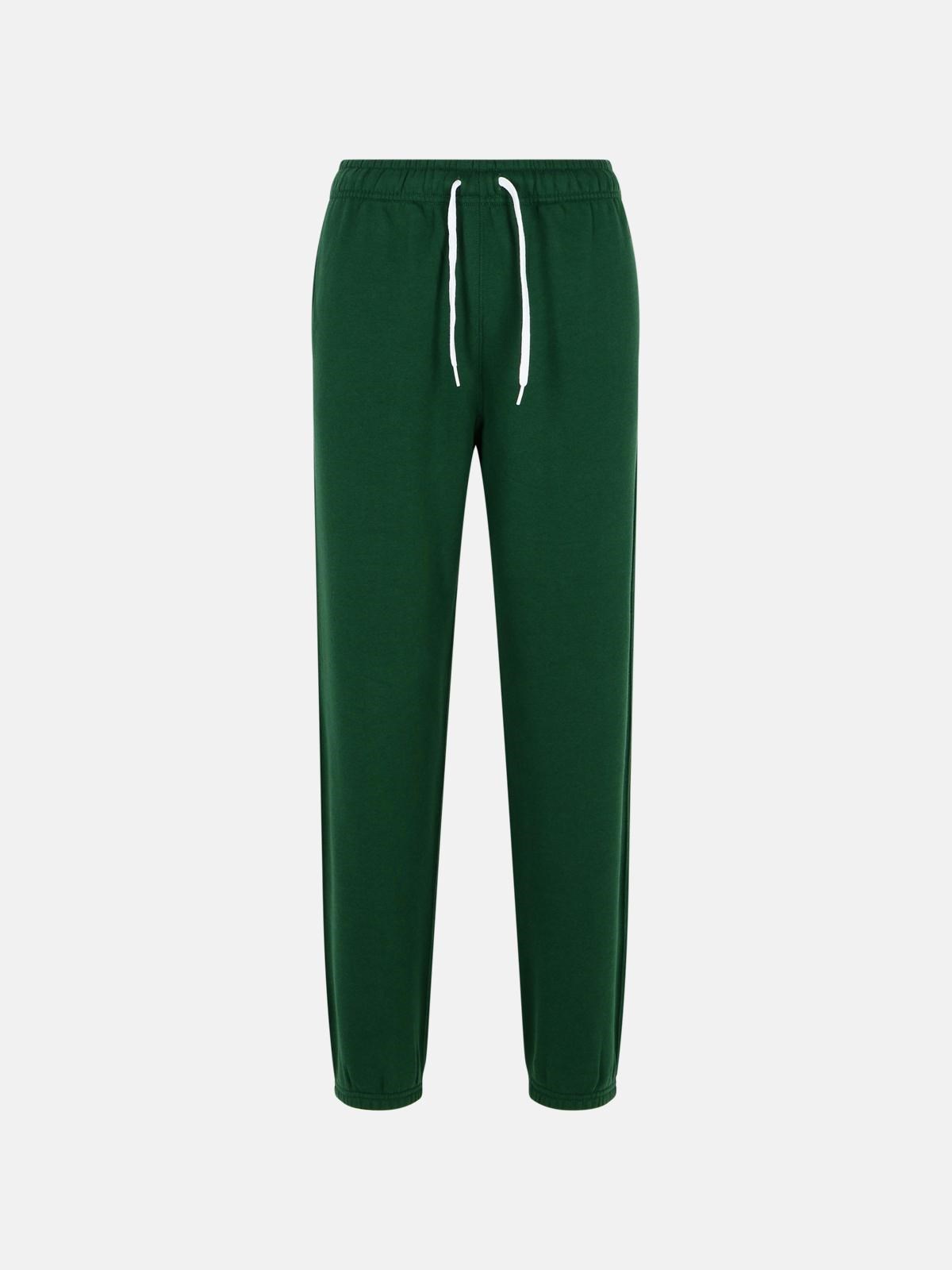 'Jogger' Green Cotton Blend Pants
