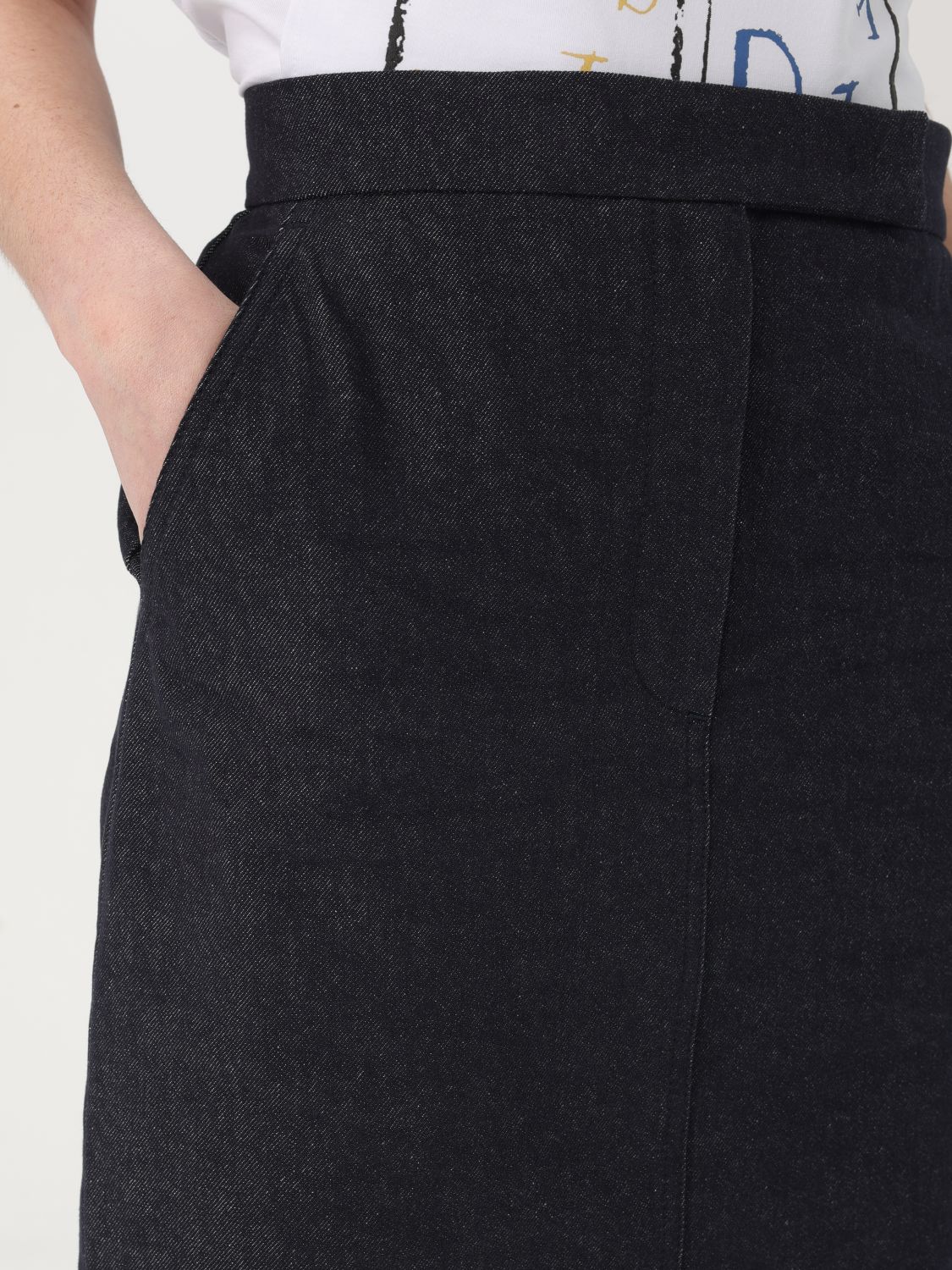 Skirt MAX MARA Woman color Blue