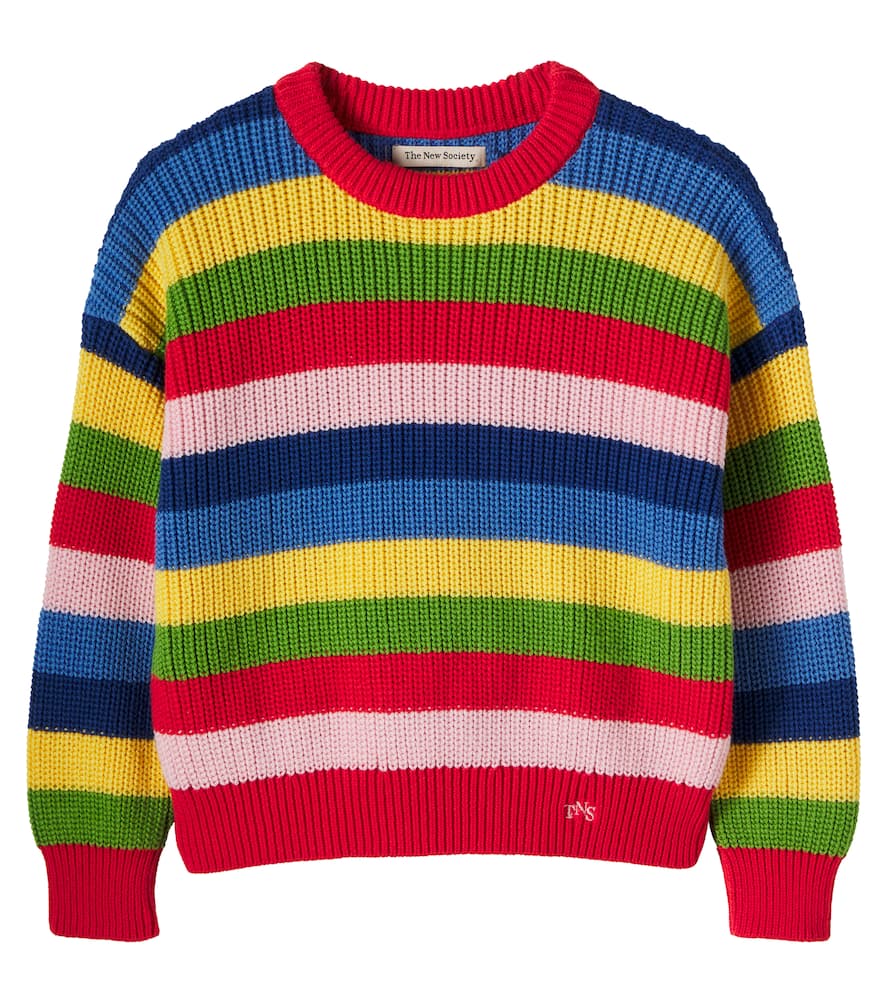 Canela striped cotton sweater