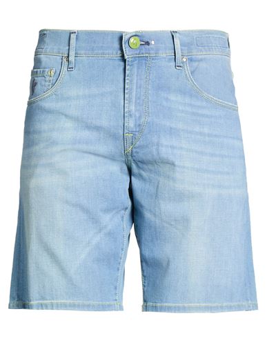 Man Denim shorts Blue Size 34 Cotton, Elastane