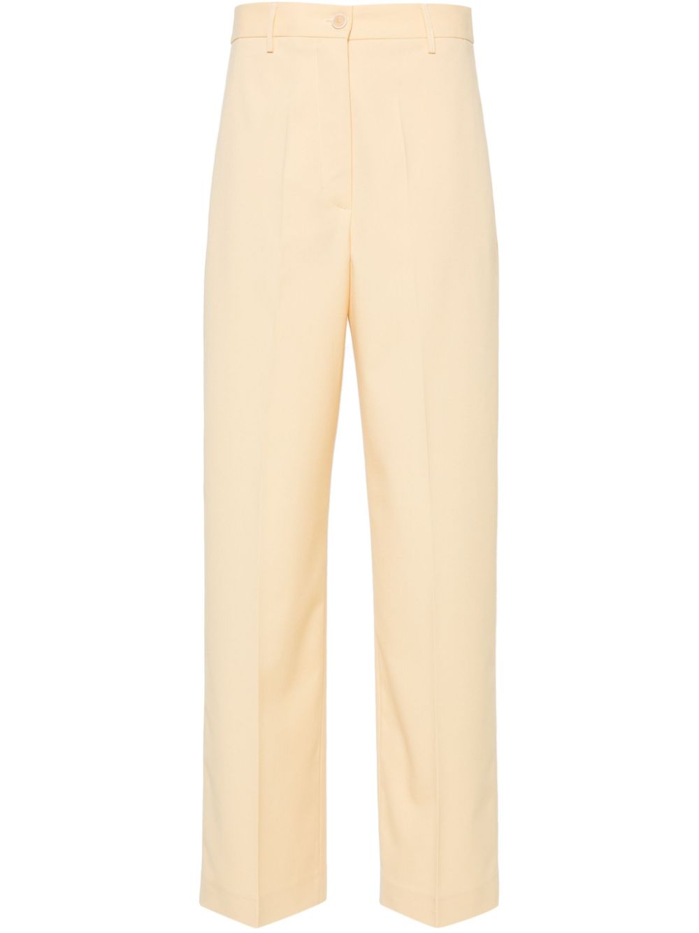 Straight-leg trousers - Yellow