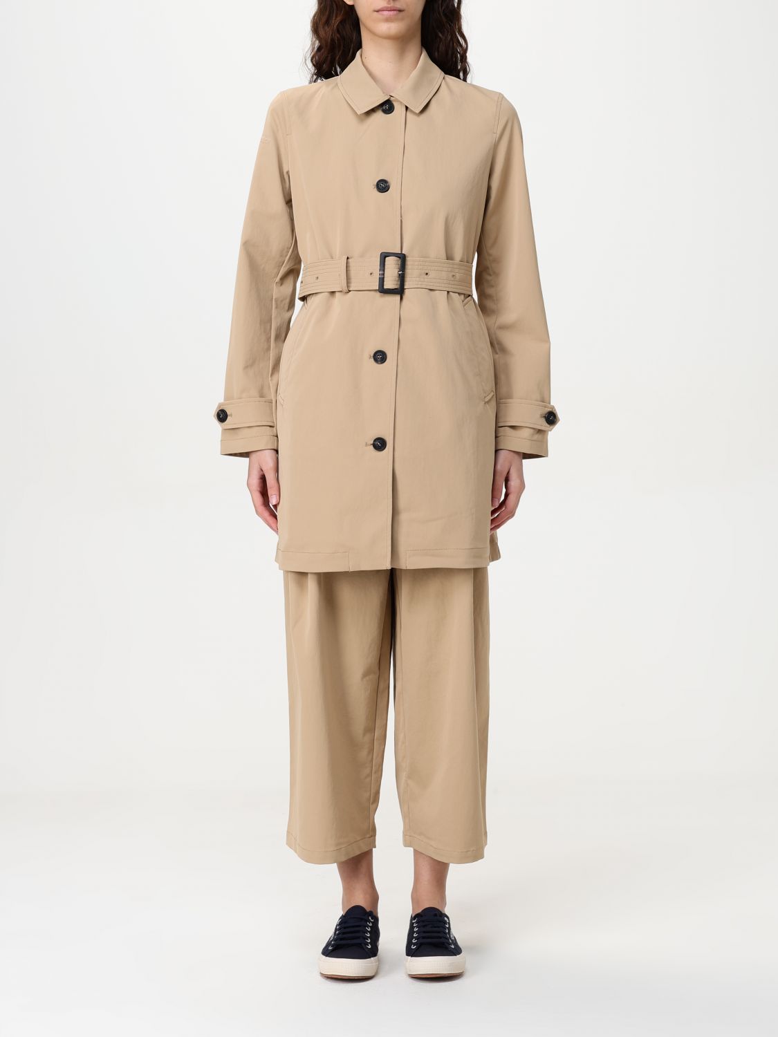Trench Coat SAVE THE DUCK Woman color Beige
