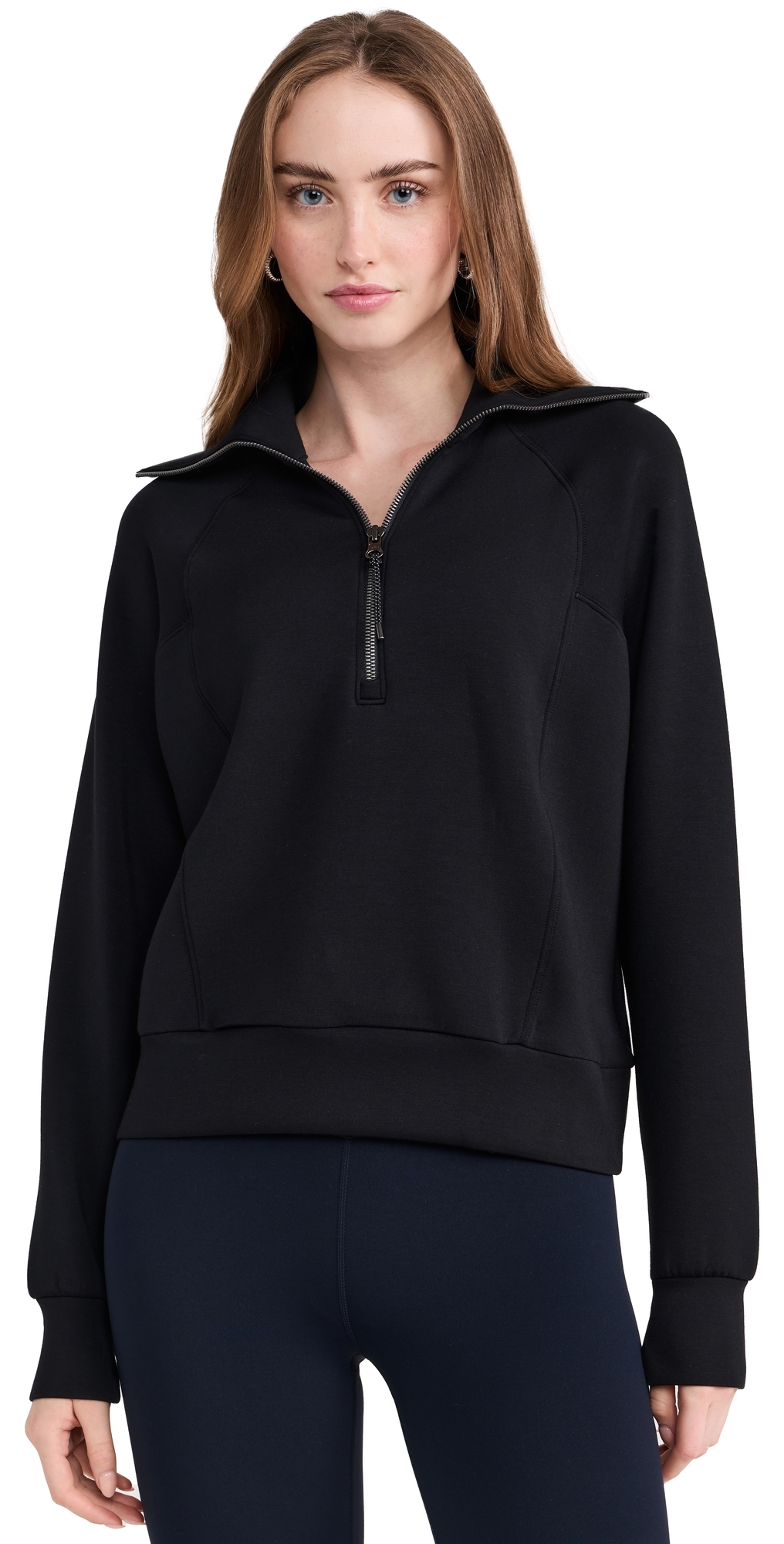 AirEssentials Half Zip Sweatshirt Very Black