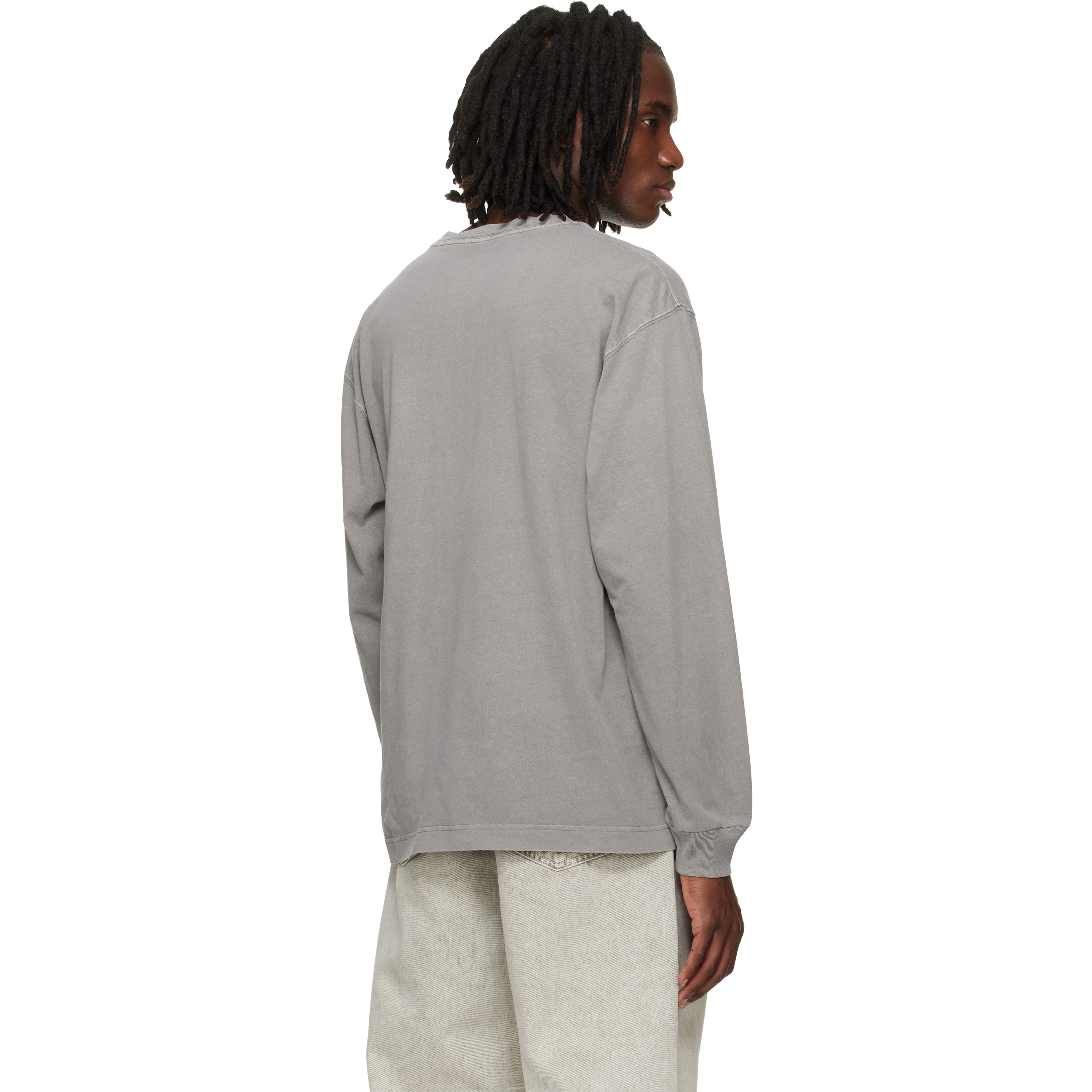 Gray Long Sleeve Nelson T-shirt