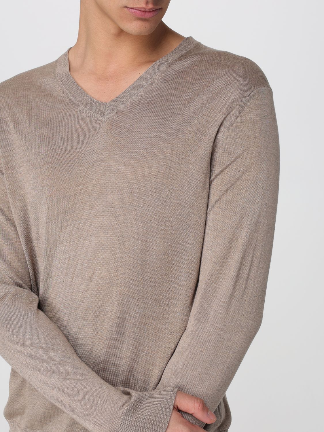 Polo Shirt Men color Ivory