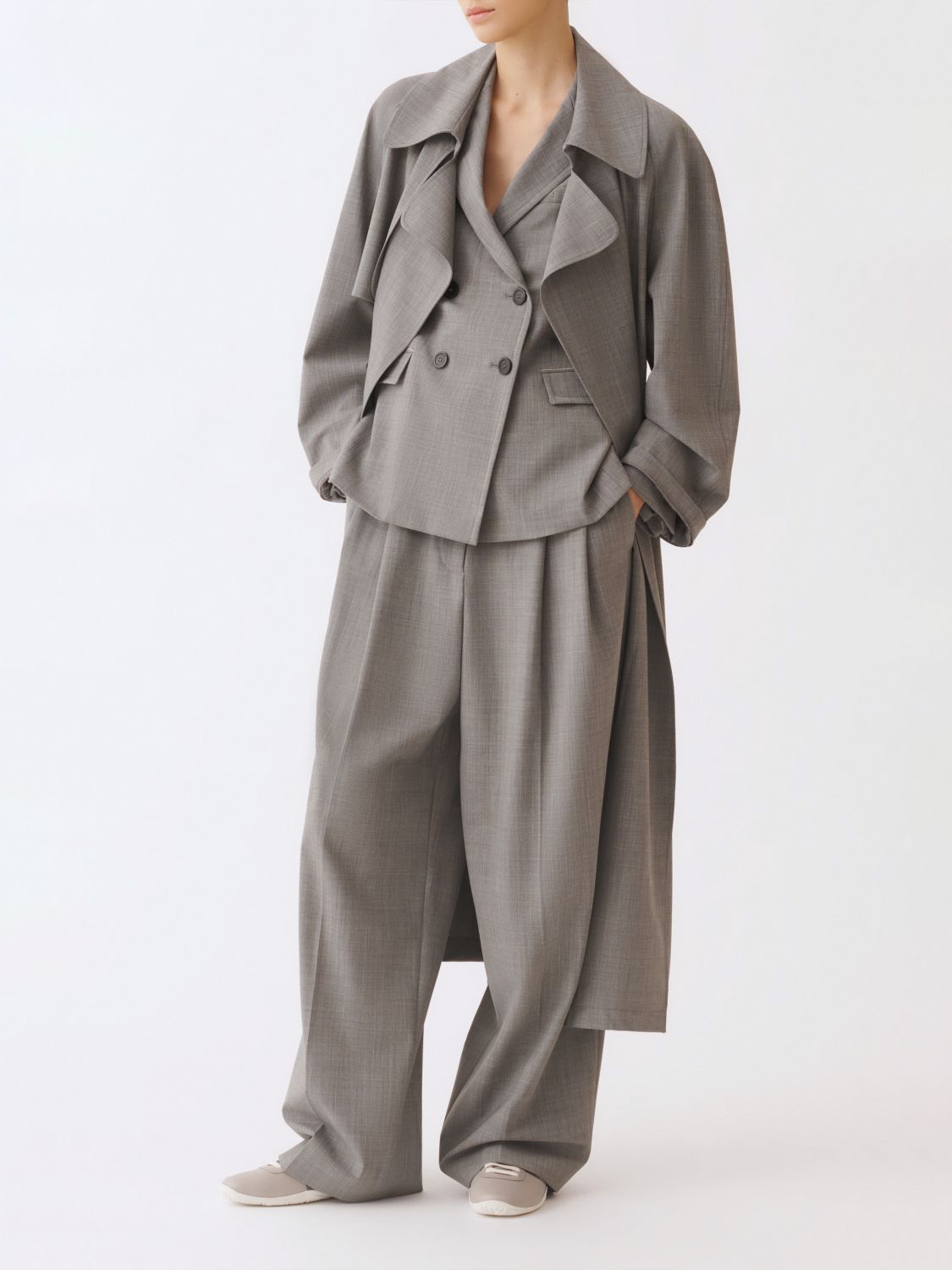 Jacket Woman color Grey