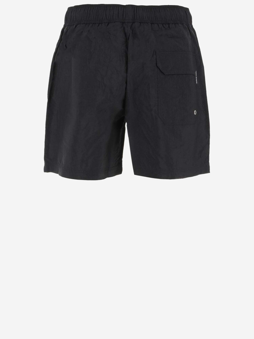 Monogram-patch swimming shorts - Black