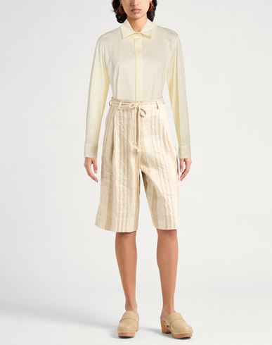 Circolo 1901 Woman Shirt Yellow Size M Cotton