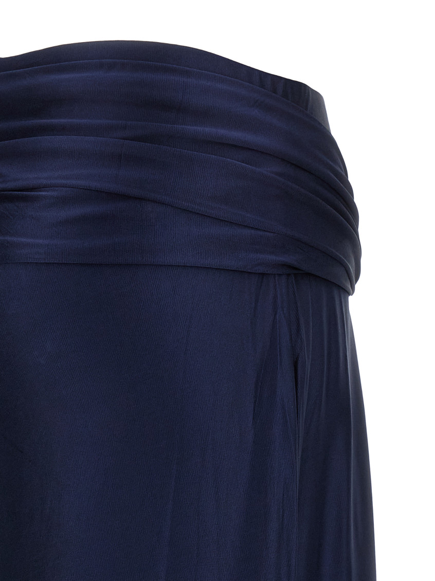 Navy Blue Piercing Skirt