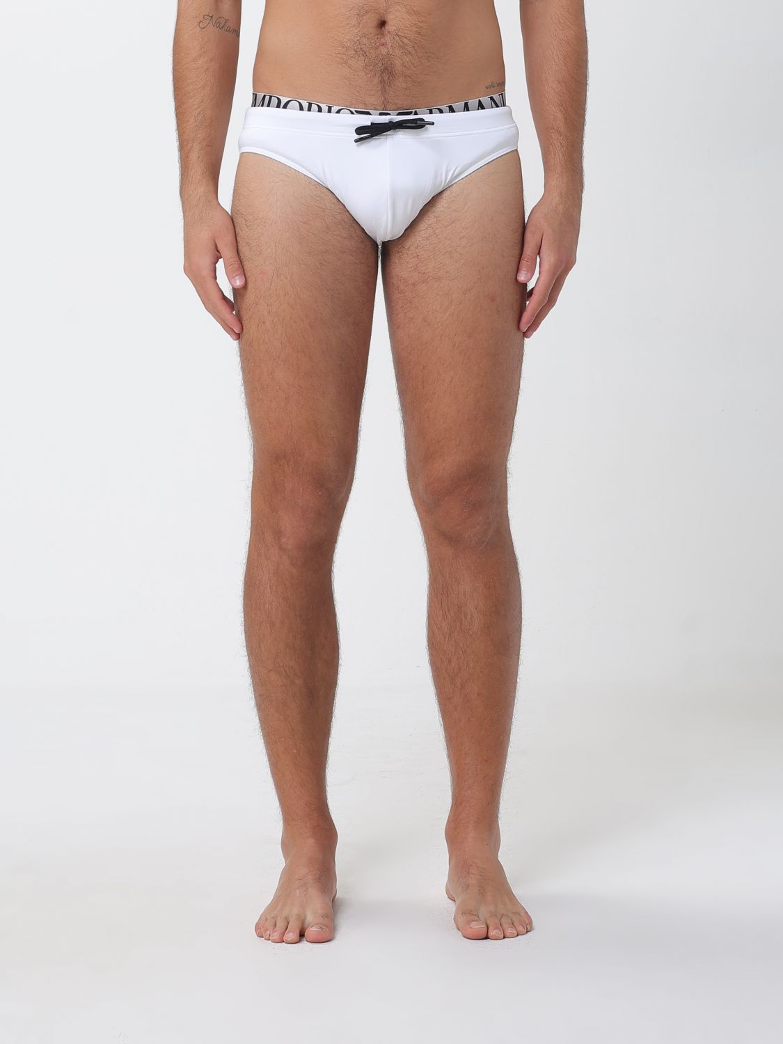 Swimsuit Men color White