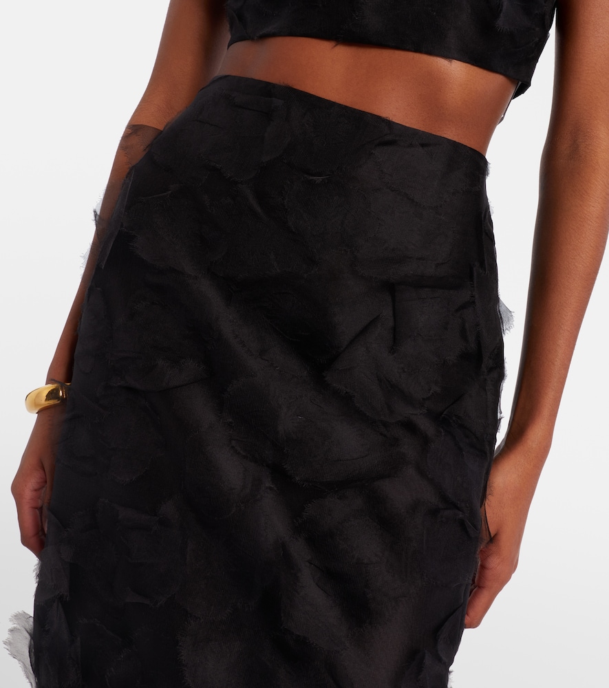 Adepto silk maxi skirt