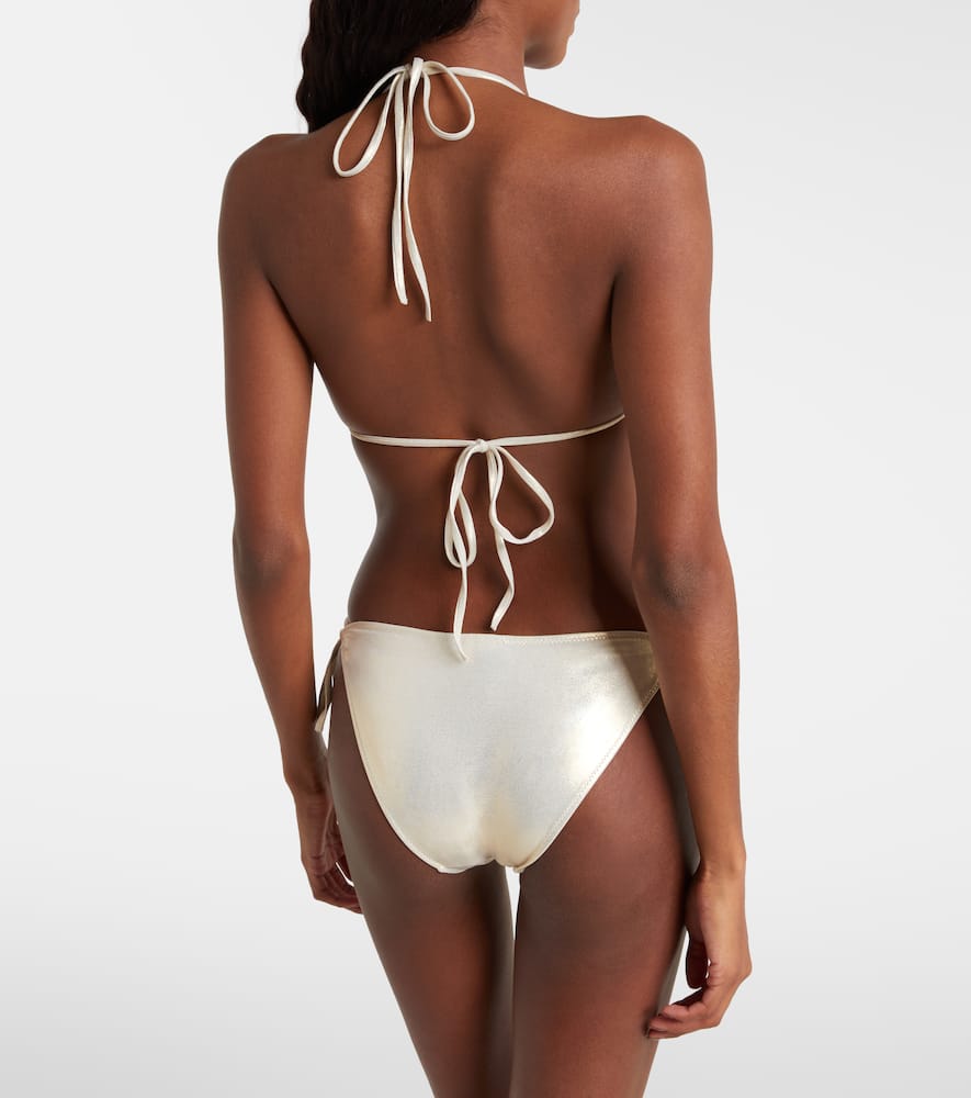 Costa printed bikini top