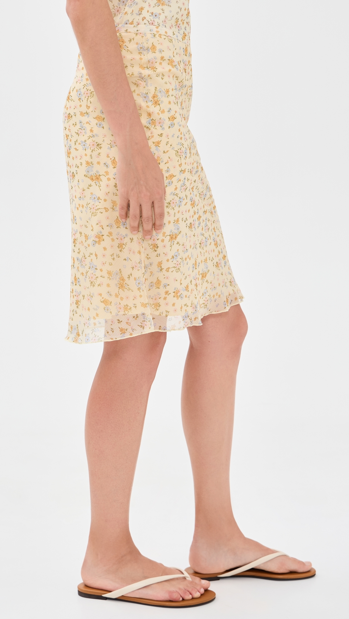 Shoreline Midi Skirt Beige