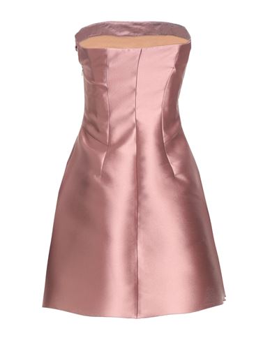 Woman Mini dress Antique rose Size 4 Polyester, Silk