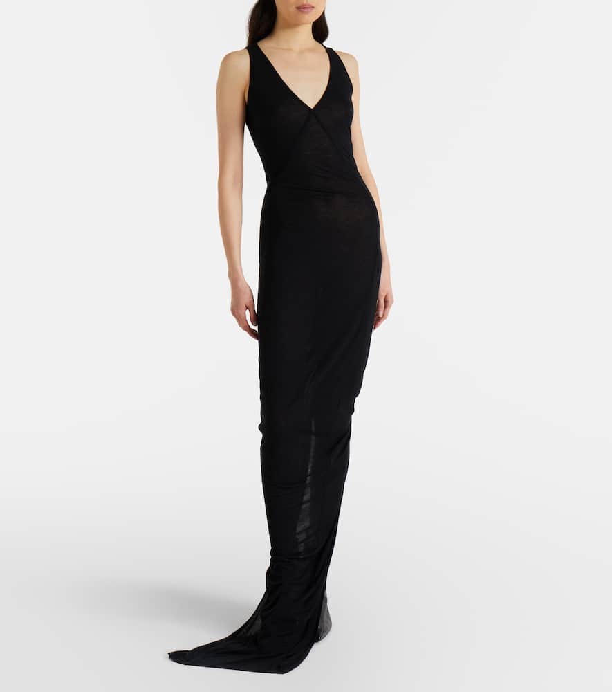 V Tank jersey maxi dress