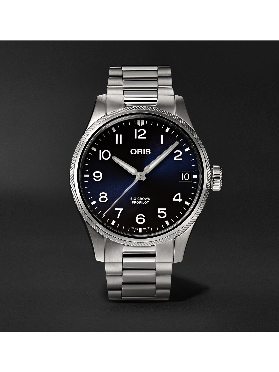 Big Crown ProPilot Big Date Automatic 41mm Stainless Steel Watch, Ref. No. 01 751 7761 4065-07 8 20 08P - Men - Blue - one size
