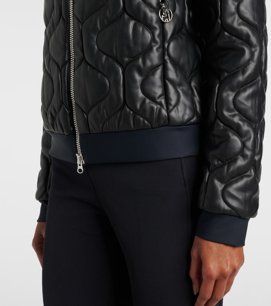 Leonie Special quilted faux leather jacket
