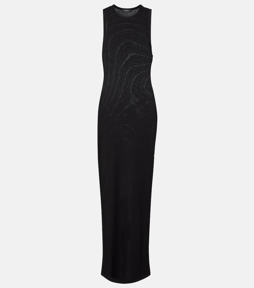 Wardrobe. NYC Racer cotton-blend maxi dress