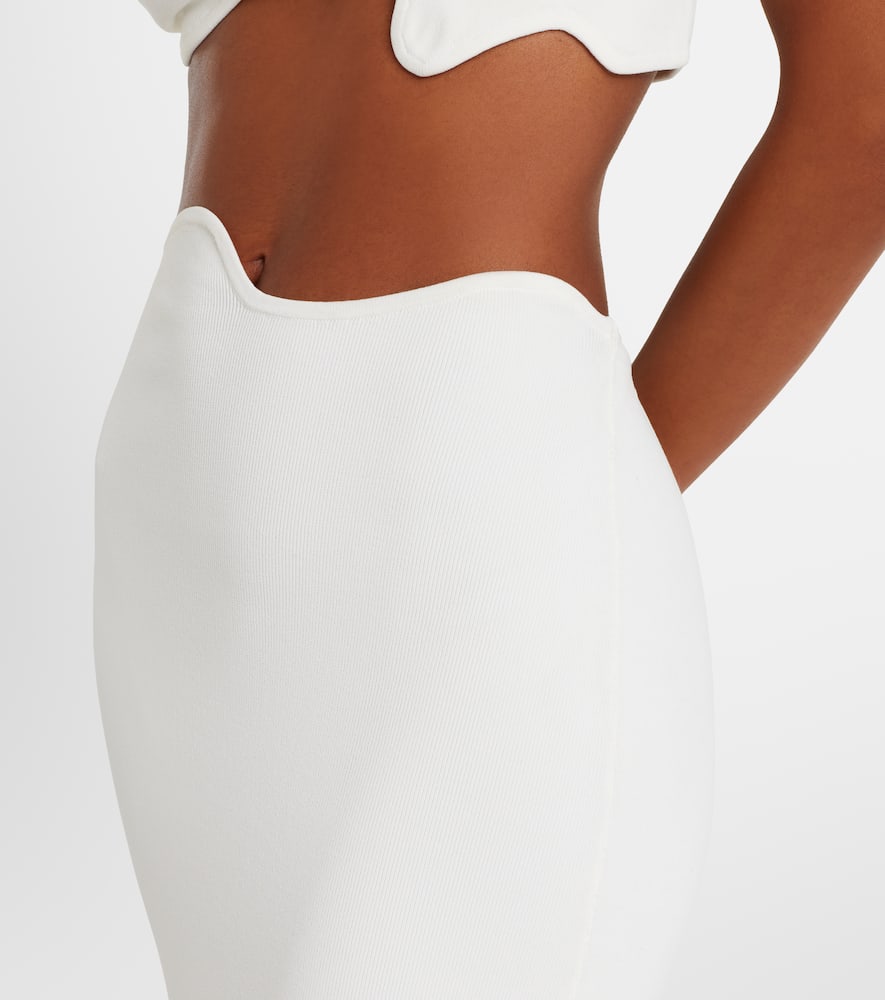 Maparadita jersey midi skirt