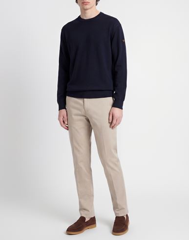 Man Sweater Navy Size XXL Virgin Wool