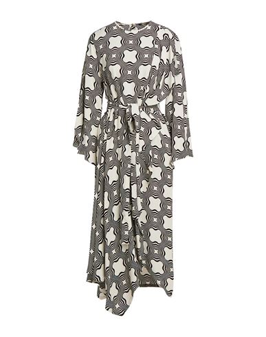 Woman Maxi dress Ivory Size 4 Viscose