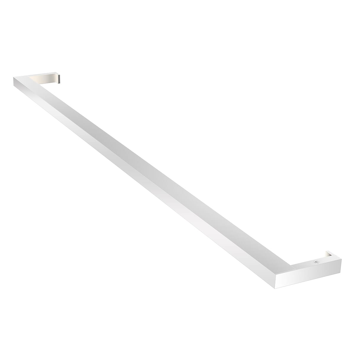 Thin-Lineâ¢ 1" Bathroom Vanity Light in Bright Satin Aluminu