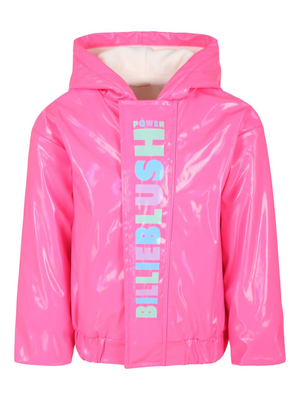 Logo-print jacket - Pink