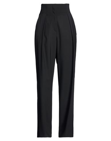 Woman Pants Black Size 0 Wool, Elastane