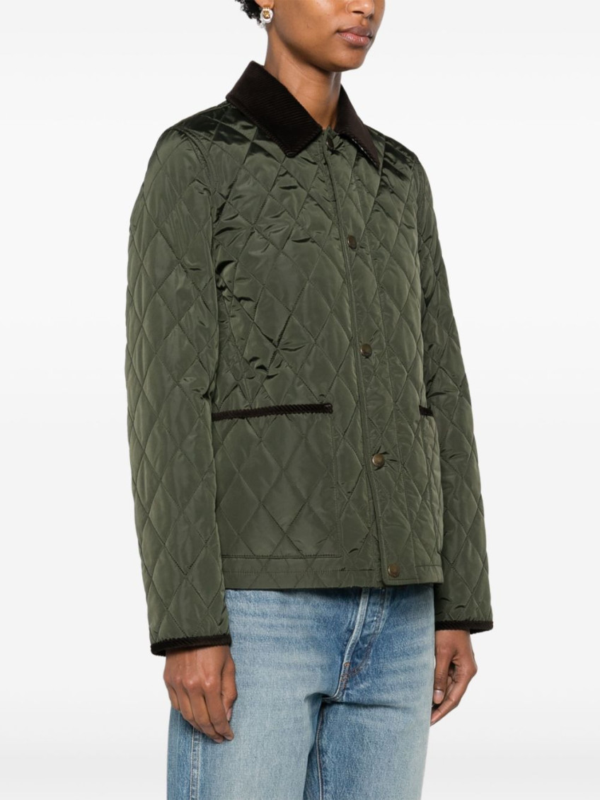 Green Quilted Jacket