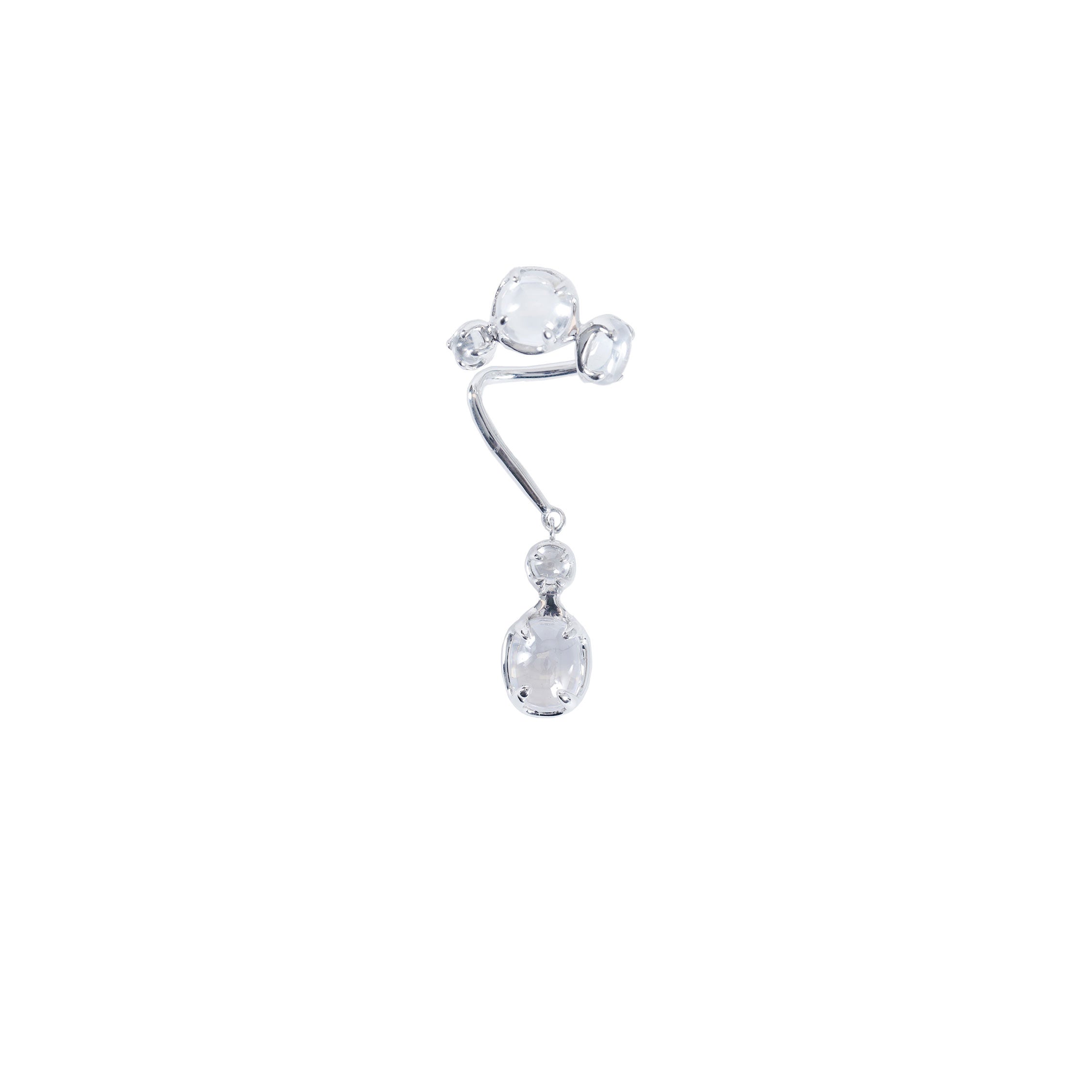 Clear Drip Ear Cuff (Left)
