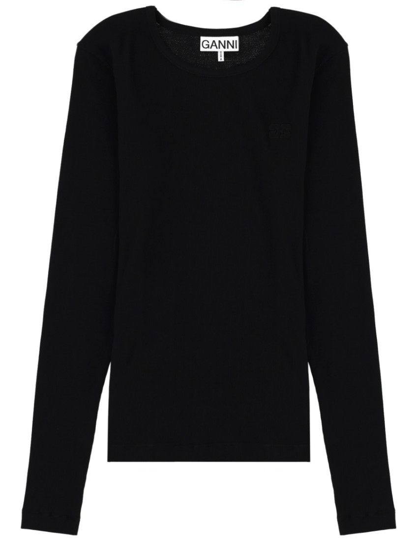 Long Sleeve Top With Logo