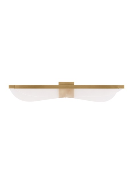 Plated Brass LED Bath Vanity from the Nyra Collection