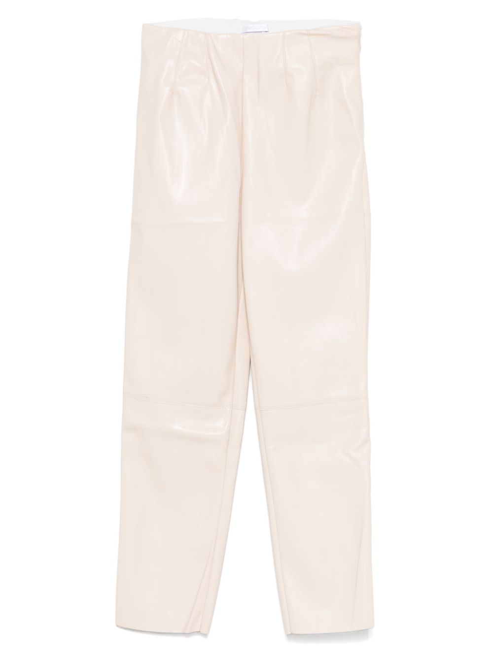 Faux-leather leggings - Neutrals