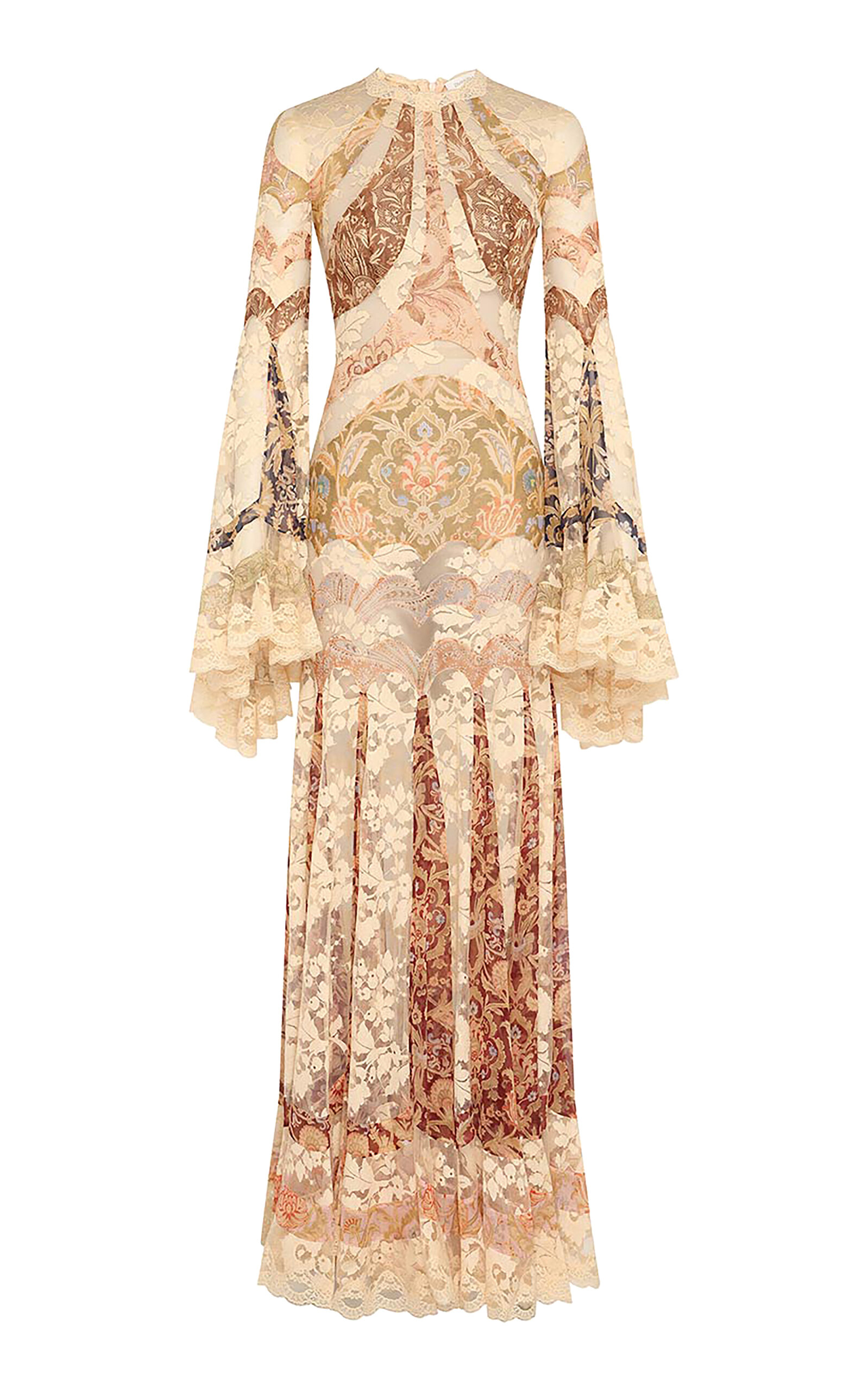 Valiant Panelled Silk Gown - Moda Operandi