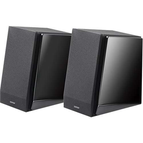 R1850DB Active Bookshelf Speakers, Computer Speakers - Bluetooth and Optical Input - 2.0 Studio Monitor Speaker - Black