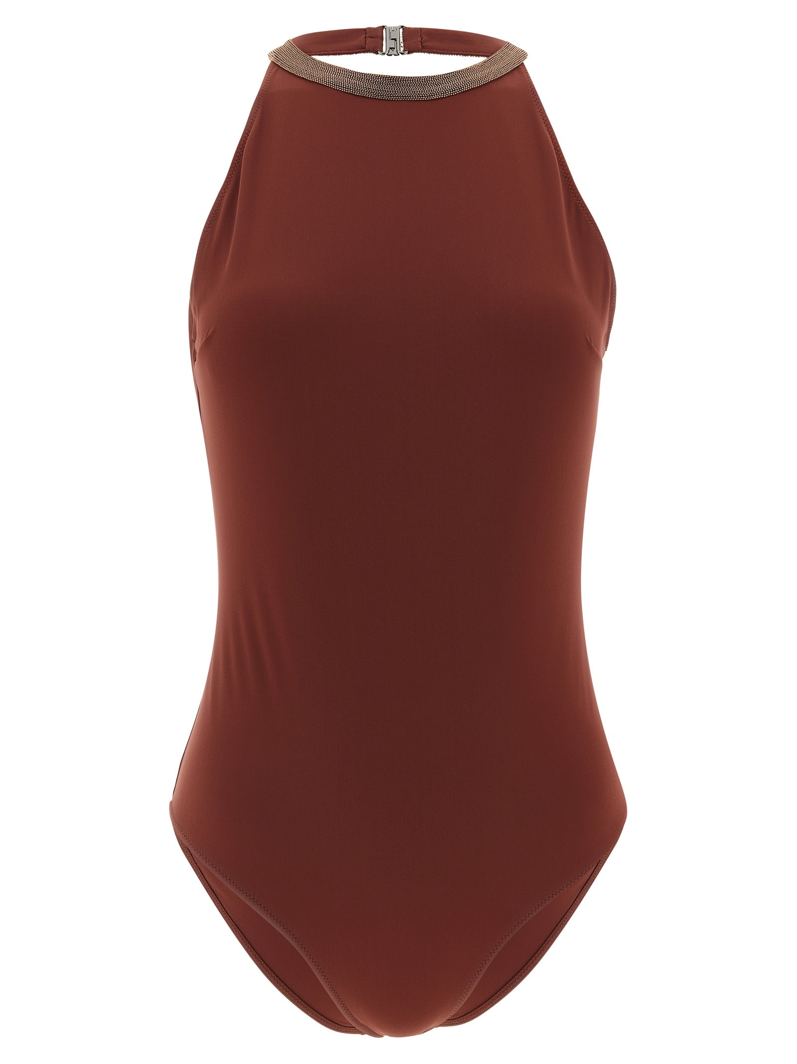 One-Piece Swimsuit — Red