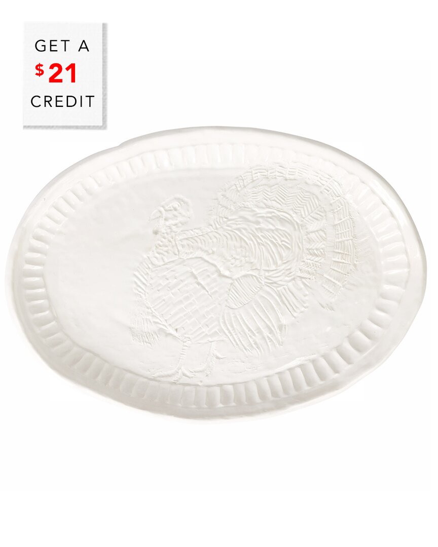 Pietra Tacchino Large Oval Platter With $21 Credit